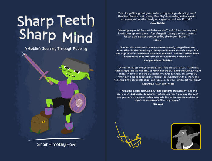 Sharp Teeth, Sharp Mind Notebook (Front + Back)